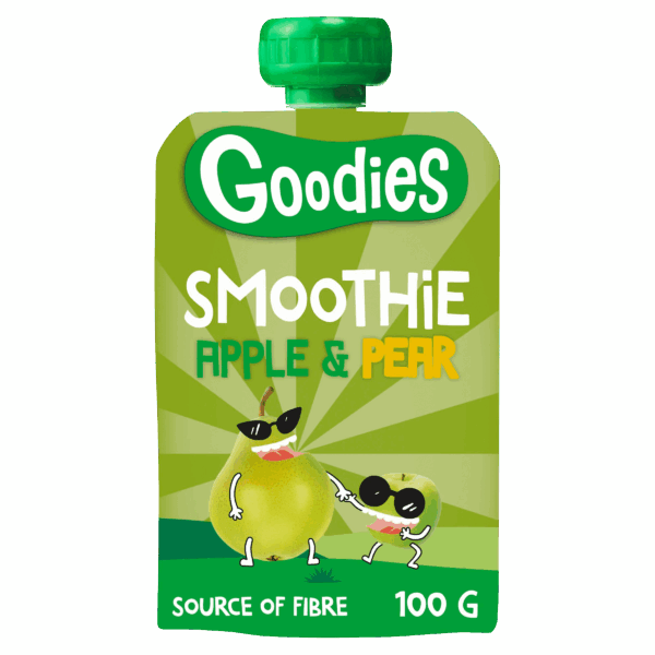 Goodies Knijpfruit Smoothie Appel en Peer - PLUS