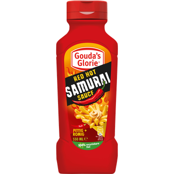 Gouda's Glorie Red Hot Samurai Sauce - JUMBO