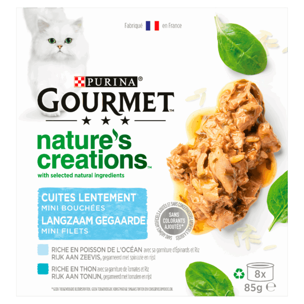 Gourmet GOURMET NATURALS Zeevis 6(8x85g) - PLUS