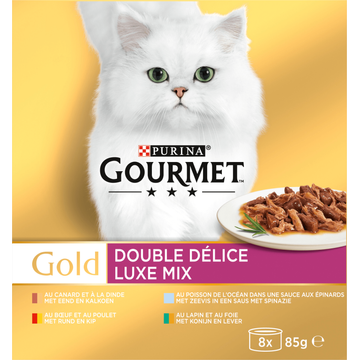 Gourmet Gold Luxe Mix Kattenvoer nat - JUMBO