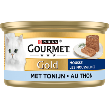 Gourmet Gold Mousse Kattenvoer nat met Tonijn - JUMBO