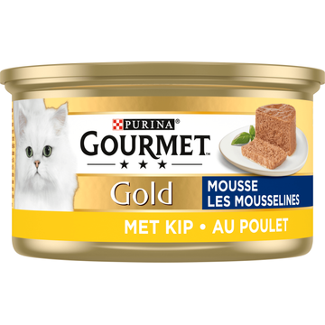 Gourmet Gold Mousse Kattenvoer natvoer met Kip - JUMBO