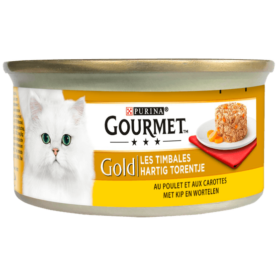 Gourmet Gold hartig torentje kip en wortel - Dirk