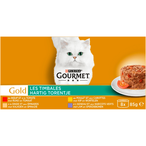 Gourmet Gold hartig torentje rund 8 stuks - Dirk