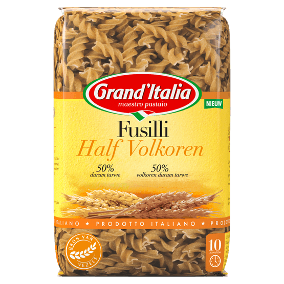 Grand'Italia Fusilli half volkoren - Dirk