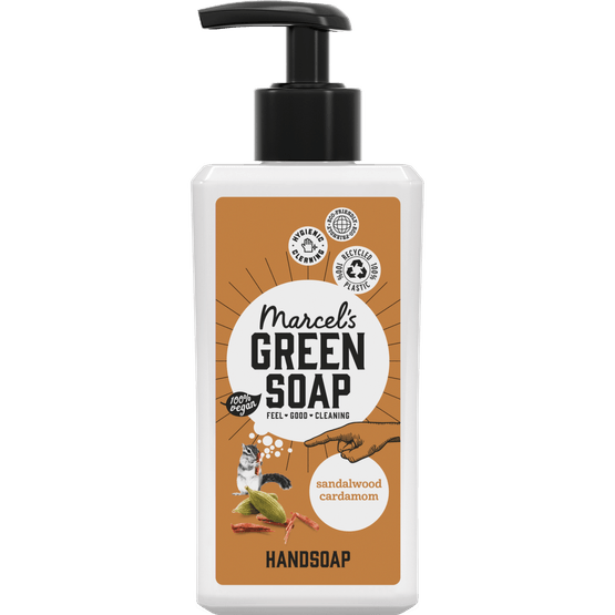Green Soap Vloeibare zeeppomp sandelhout & kardemom - Dirk