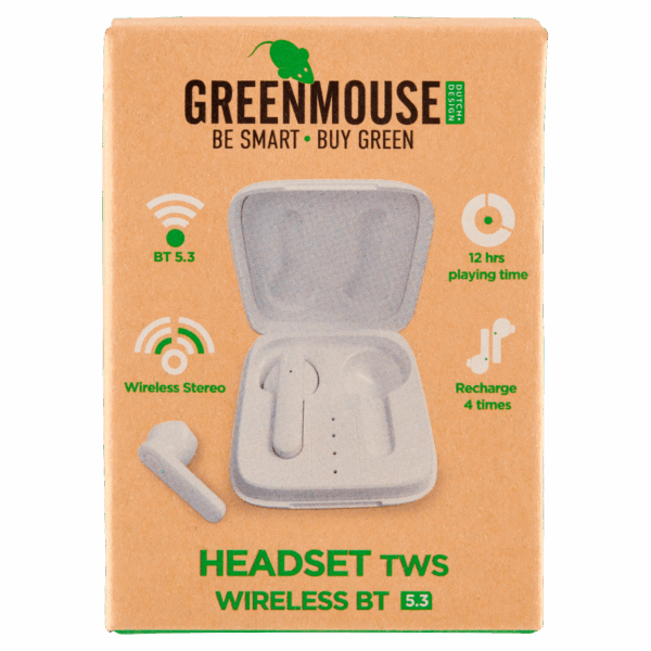 GreenMouse Headset Wireless BT - PLUS