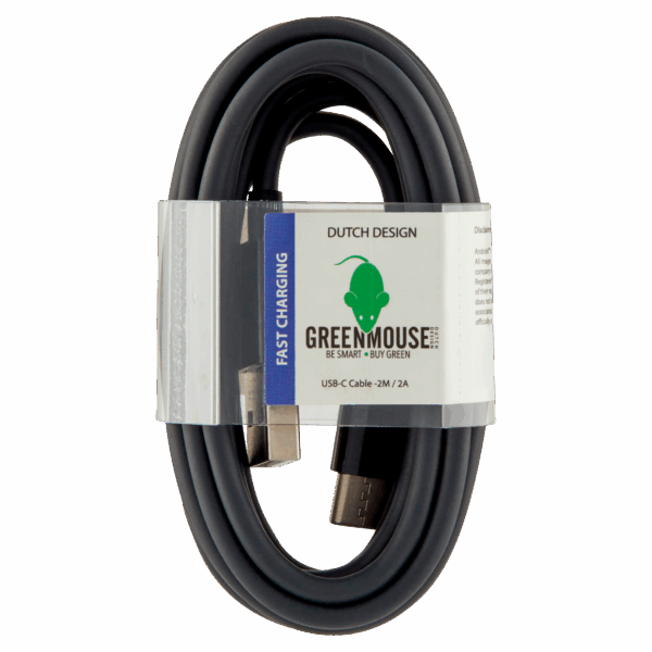 GreenMouse USB-C Data Cable 2 Meter - PLUS