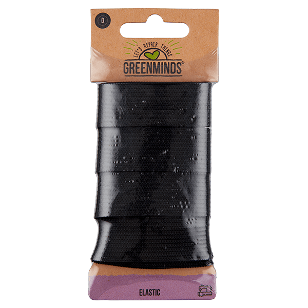 Greenminds Elastiek zwart 20mm 2