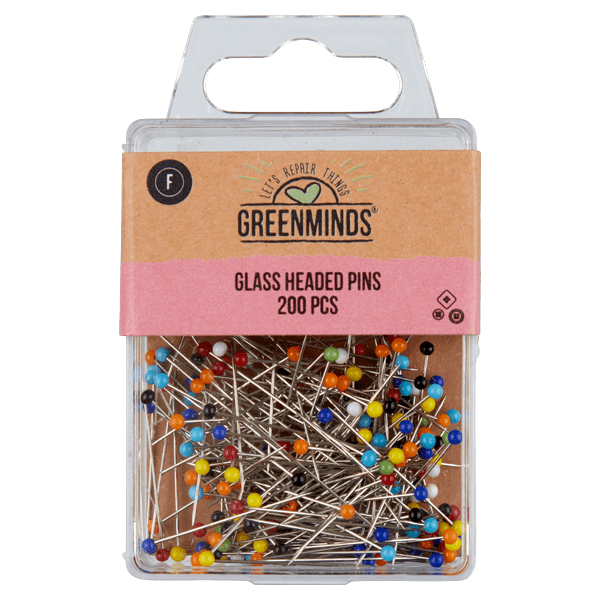 Greenminds Kopspelden met glaskop - PLUS