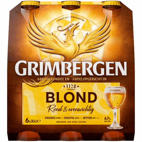 Grimbergen Blond Abdijbier Fles - PLUS