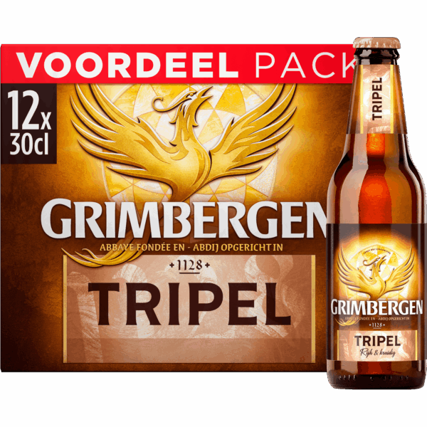 Grimbergen Trippel Speciaalbier 12 x 30cl doos - PLUS