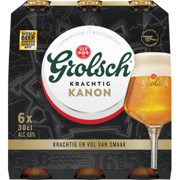 Grolsch - Krachtig Kanon - Fles - 6 x 300ML - JUMBO