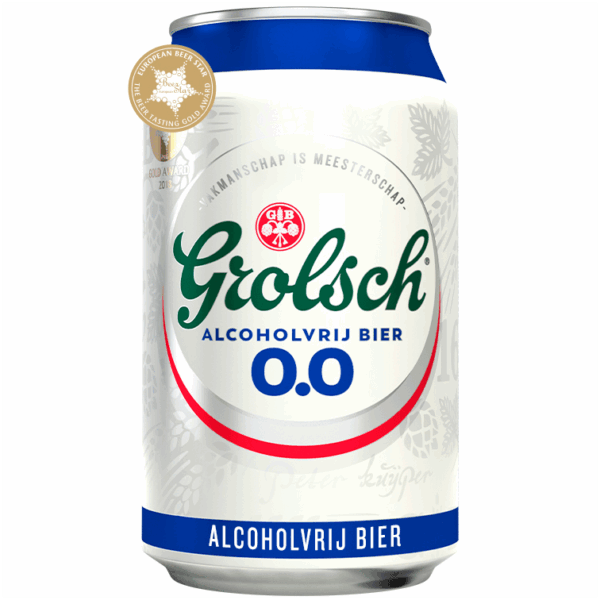 Grolsch Premium Pilsner 0.0% - PLUS