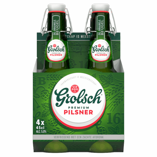 Grolsch Premium Pilsner Bier Beugelfles - PLUS