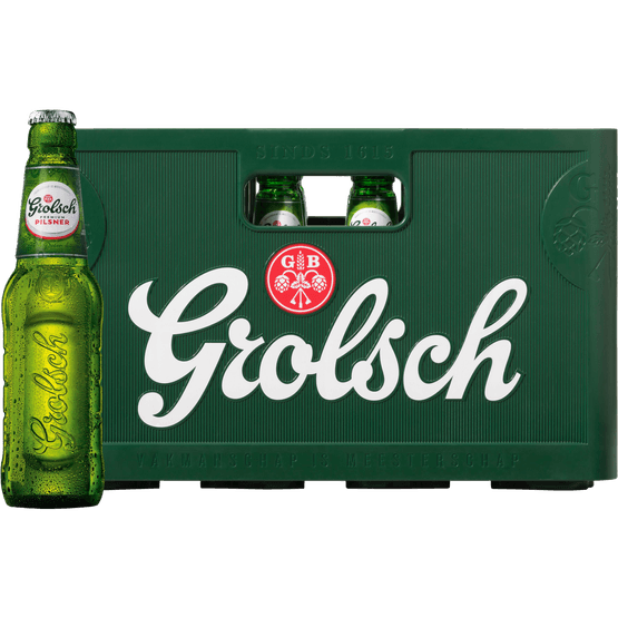 Grolsch Premium pilsener krat - Dirk