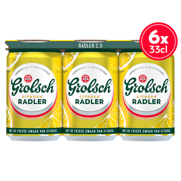 Grolsch Radler citroen 2.0 - PLUS