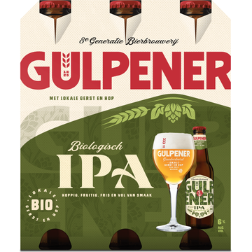 Gulpener - Ur-Hop IPA - BIO - Fles - 6 x 300ML - JUMBO