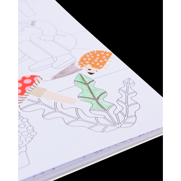 HEMA A5 kleurboek met stickers bos - JUMBO