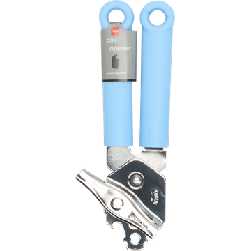 HEMA Blikopener RVS Dot Blauw - JUMBO