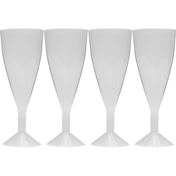 HEMA Champagneglazen Herbruikbaar 4 Stuks - JUMBO