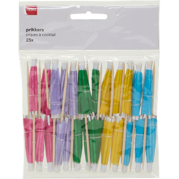 HEMA Cocktailprikkers Parasol 25 Stuks - JUMBO