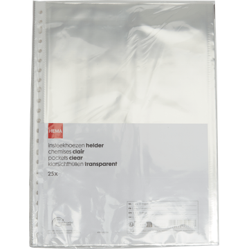 HEMA Insteekhoezen 25 Stuks - JUMBO