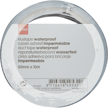 HEMA Klustape Waterproof 50mm x 10m - JUMBO