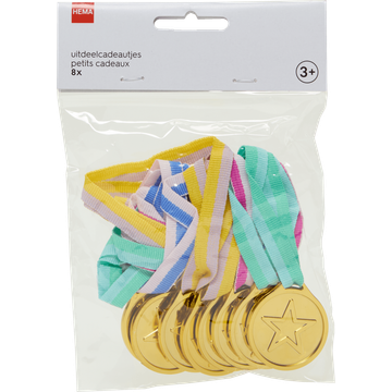 HEMA Medailles Kidsparty 8 Stuks - JUMBO