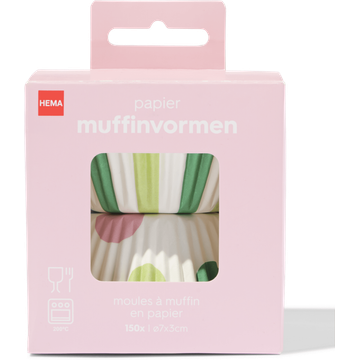 HEMA Muffinvormen Papier 150 Stuks - JUMBO