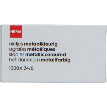 HEMA Nietjes Metaalkleurig 24/6 - JUMBO