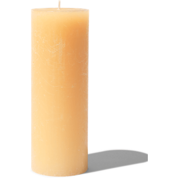 HEMA Rustieke Kaars 19cm Licht Oranje - JUMBO