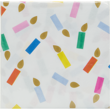 HEMA Servetten 33x33 Kaarsjes 20 Stuks - JUMBO