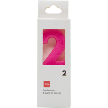 HEMA Taartkaarsjes Cijfer 2 - JUMBO