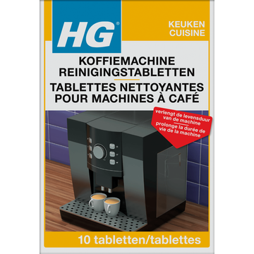 HG koffiemachine reinigingstabletten 10 stuks - JUMBO