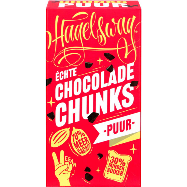 Hagelswag Echte Chocolade Chunks Puur - Albert Heijn