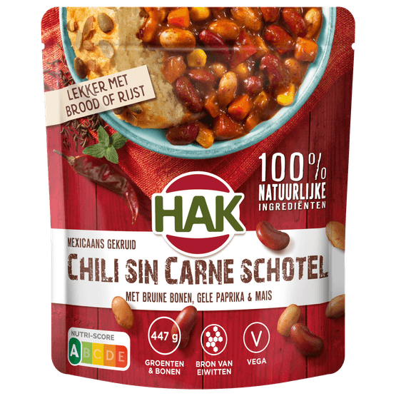 Hak Chili sin carne schotel - Dirk