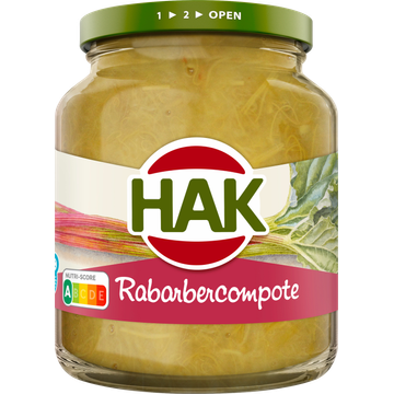 Hak Rabarbercompote 360 g - JUMBO
