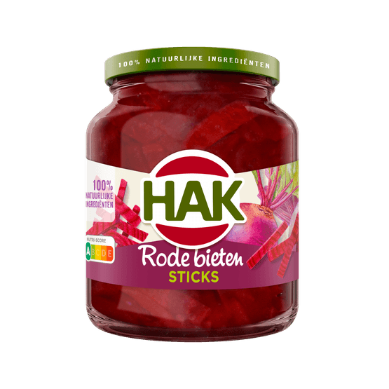 Hak Rode bieten sticks zoetzuur - Dirk