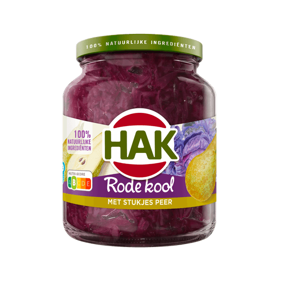 Hak Rode kool met stukjes peer en kaneel - Dirk