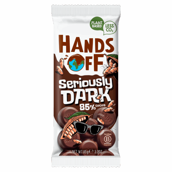 Hands off Vegan Seriously Dark 85% - PLUS