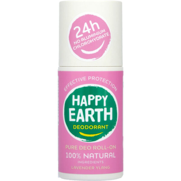 Happy Earth Deo Roller Lavender Ylang - Albert Heijn