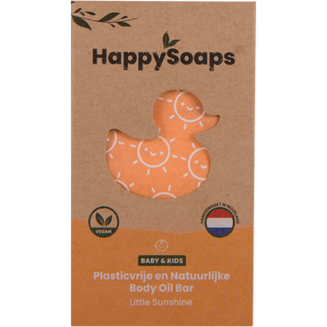 HappySoaps Baby & Kids Body Oil Bar - Little Sunshine - JUMBO