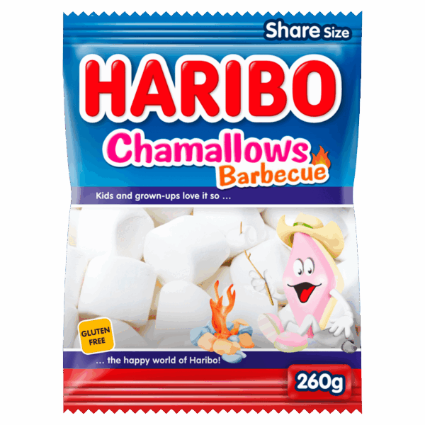 Haribo Chamallows Barbecue Marshmallows - PLUS
