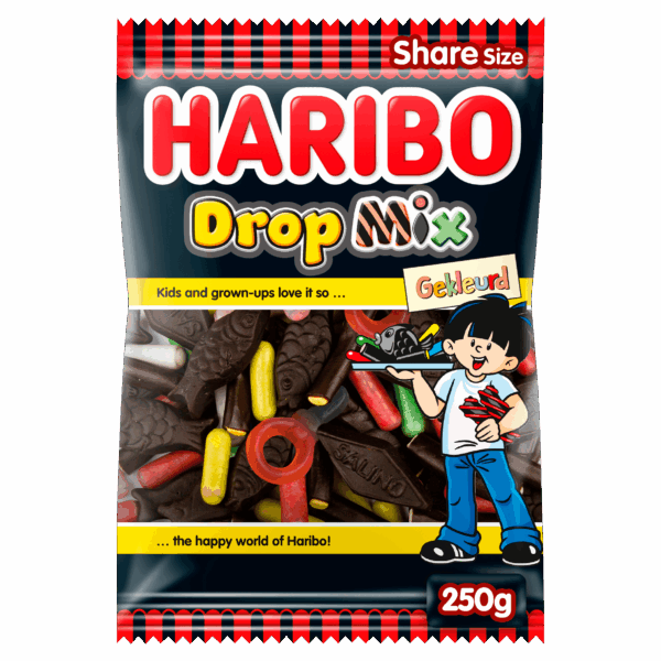 Haribo Dropmix Gekleurd - PLUS