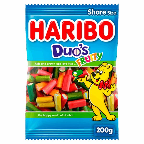 Haribo Duo's Fruity - PLUS