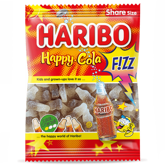 Haribo Fruitgom happy-cola fizz - Dirk