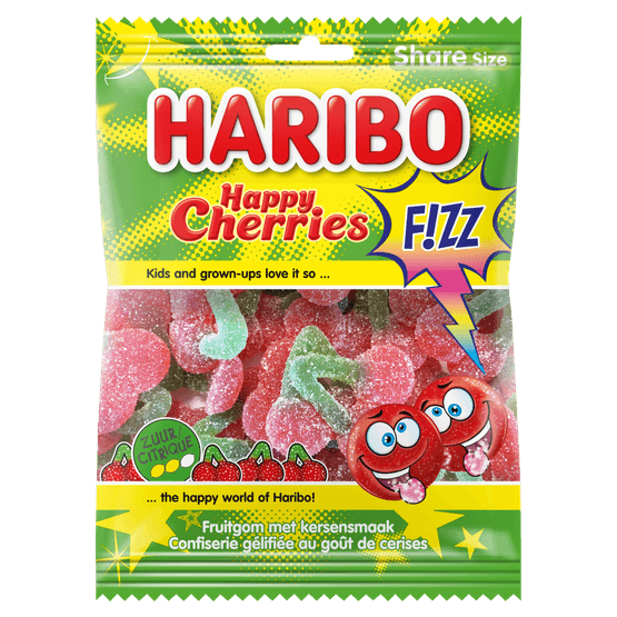 Haribo Happy cherries fizz - Dirk