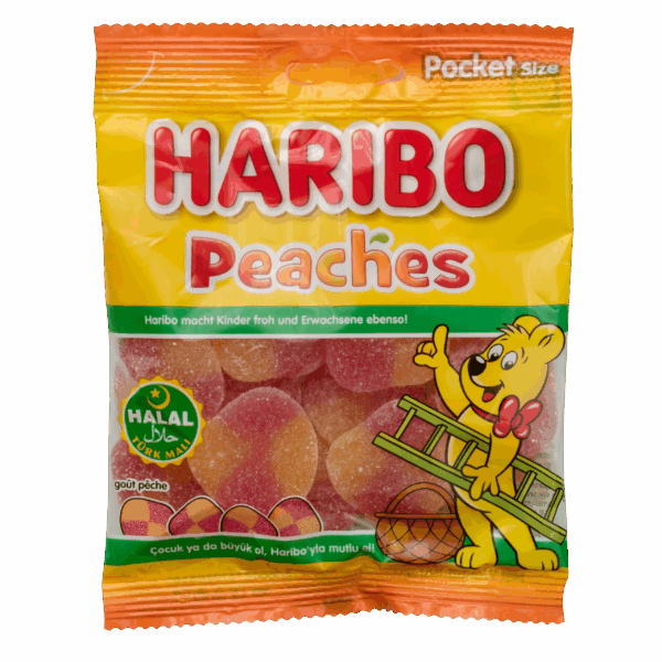 Haribo Peaches Seftali Halal - PLUS