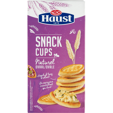 Haust Snack Cups Naturel Ovaal - JUMBO